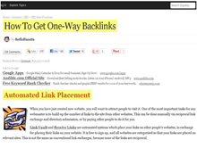 Ways to get oneway backlinks